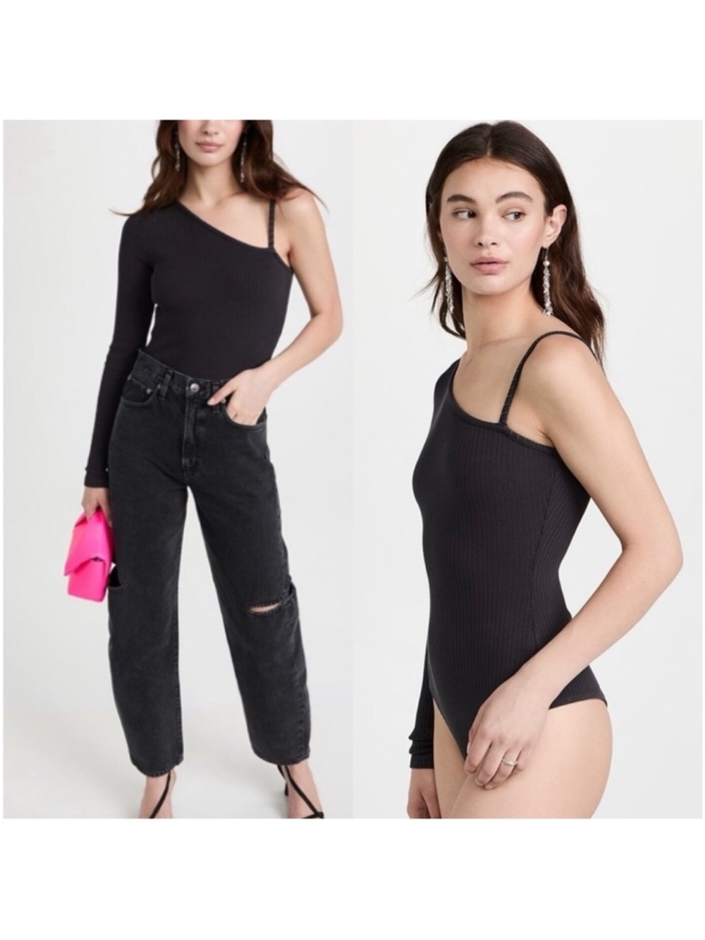AGOLDE Mika One Sleeve Bodysuit